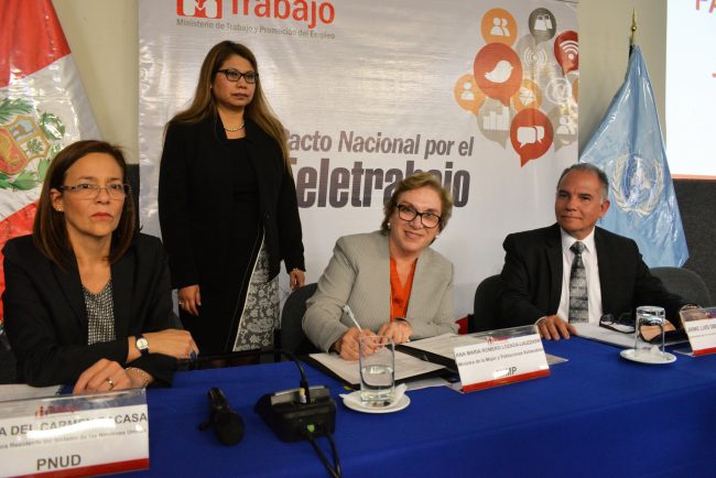 Teletrabajo Mujer Peruana